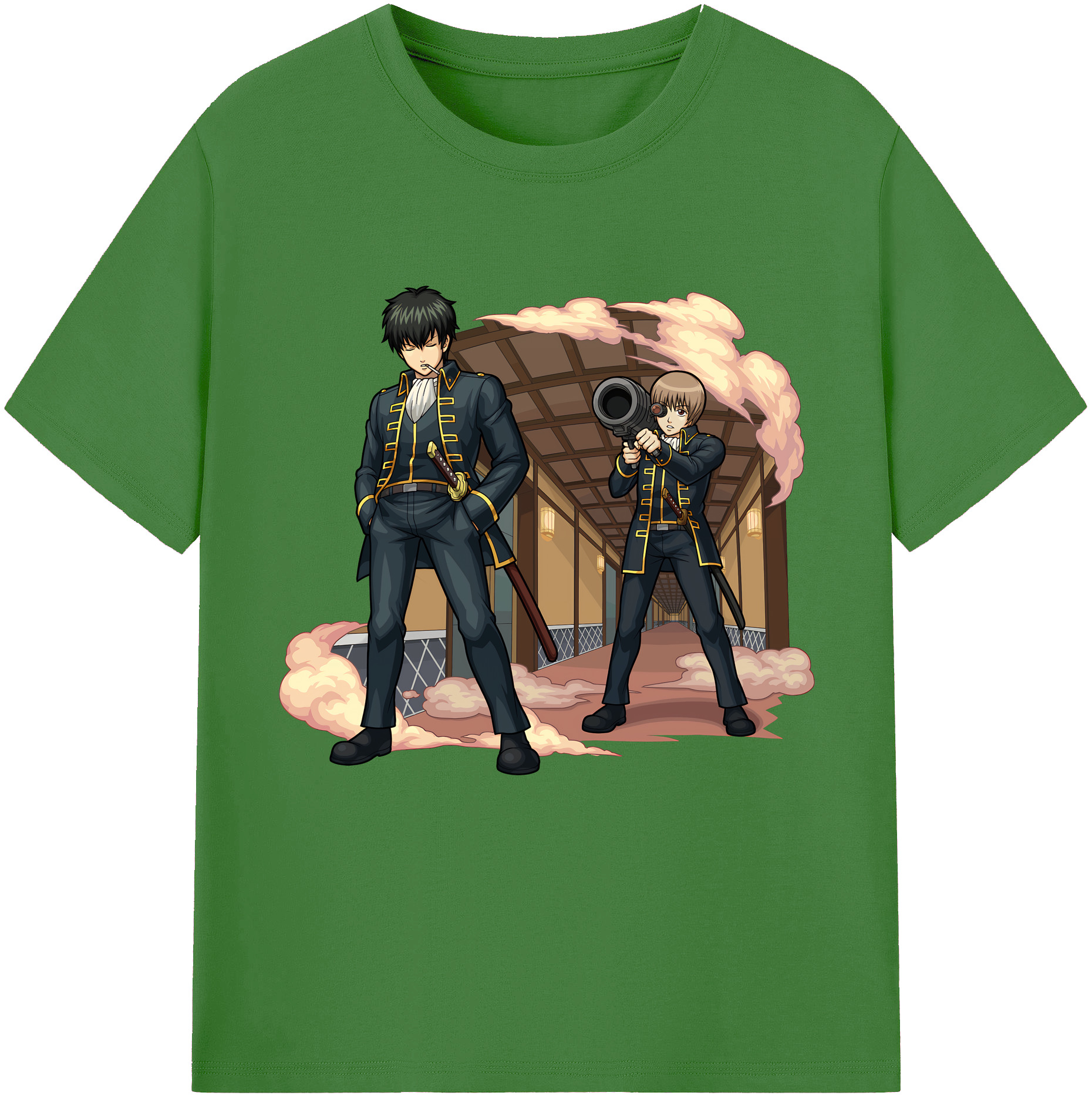 （画像用） ぎんたま 坂田銀時（さかたぎんとき） 神楽 志村新八（しむら しんぱち） GINTAMA Sakata Gintoki Kagura Shimura Shinpachi レディースカジュアルプリントTシャツ（綿100％）